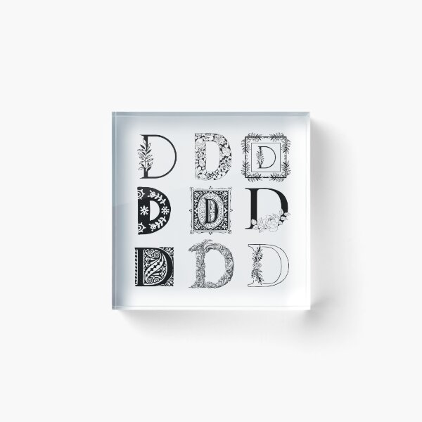 Item preview, Letter D Sticker Pack designed and sold by M-Artie.