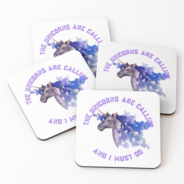 Item preview, The Unicorns Are Calling and I Must Go designed and sold by Nathalie Aynié.