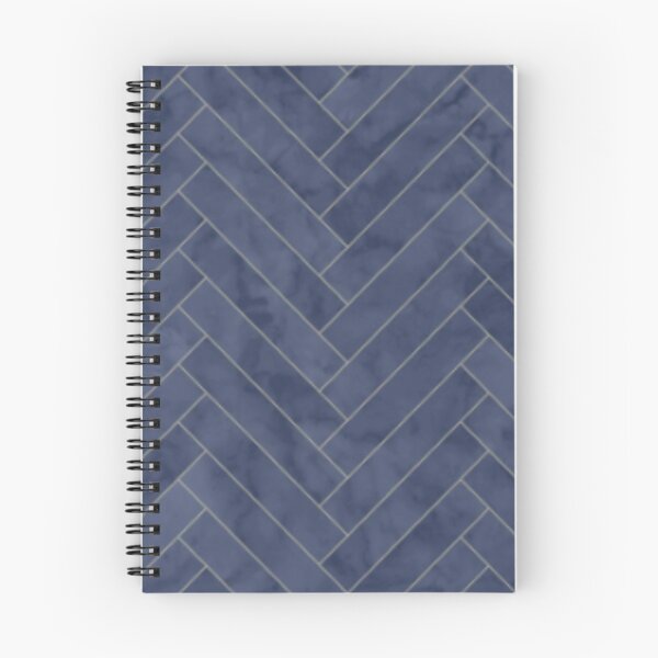 Item preview, Contour Navy Marble chevron Tile designed and sold by WearWolfDesigns.