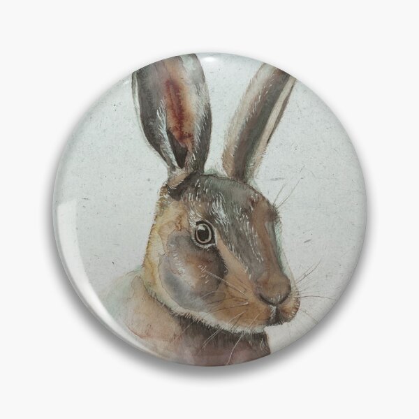 Item preview, RABBIT WATERCOLOR HARE designed and sold by Giana Tenius.