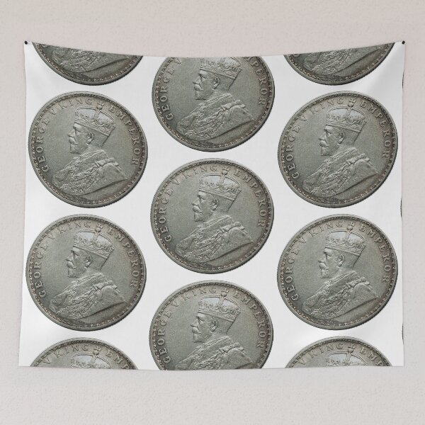 Item preview, British India George V –  1 Rupee Silver Coin designed and sold by Gurunath Bhadekar.