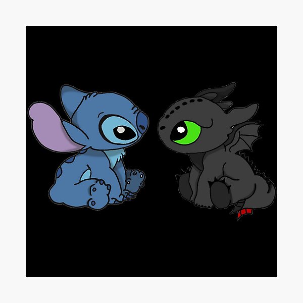 Toothless And Stitch Photographic Prints | Redbubble