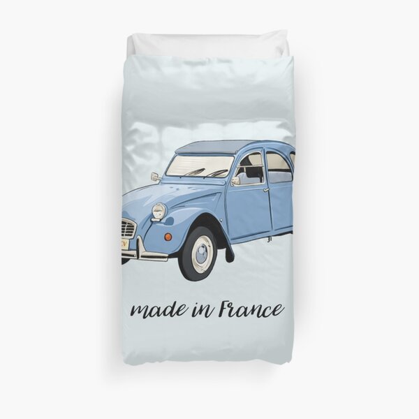 citroen 2cv bleu Housse de couette