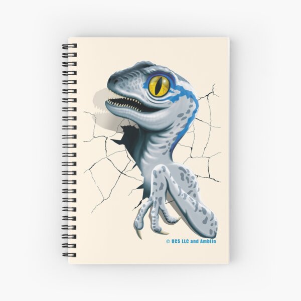 Cuaderno de espiral de dinosaurio personalizado con palmera de dinosaurio  azul, cuaderno personalizado para niños, adolescentes, niñas, mujeres