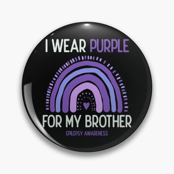 Item preview, Epilepsy Awareness I Wear Purple For My Brother  designed and sold by JokeGysen.