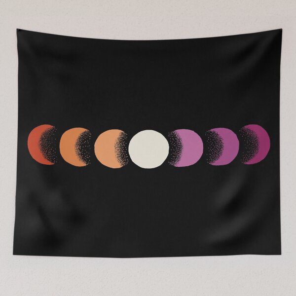 Item preview, sapphic moon phases designed and sold by marie designs.
