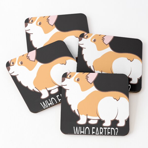 Item preview, Who Farted? Big Corgi Butts designed and sold by OnlyPrint20.