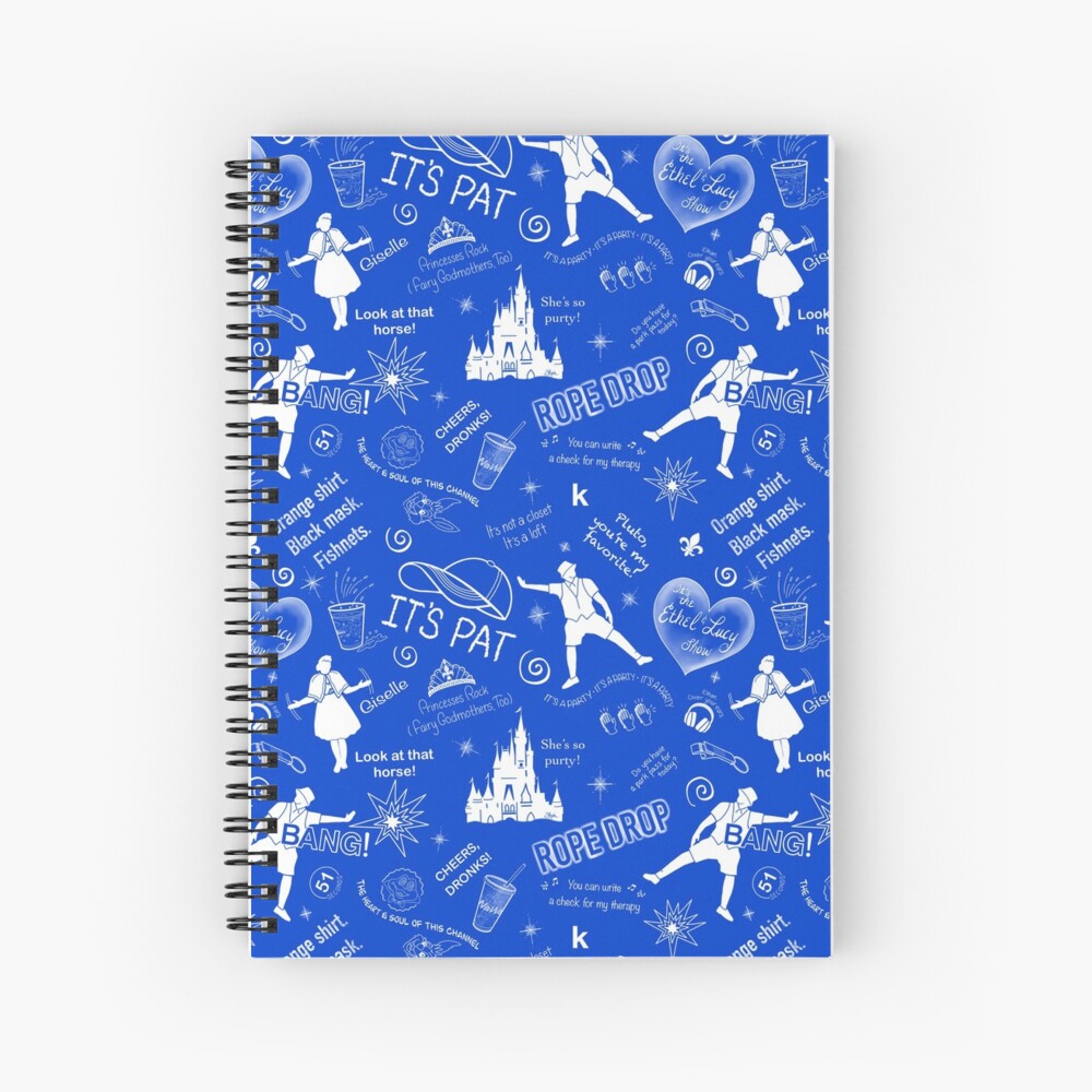 "It’s Pat Official Merch" Spiral Notebook for Sale by Itspatdisney