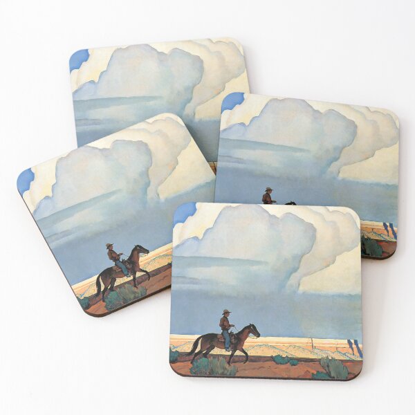 Item preview, “Desert Journey” Western Art by Maynard Dixon designed and sold by PatricianneK.