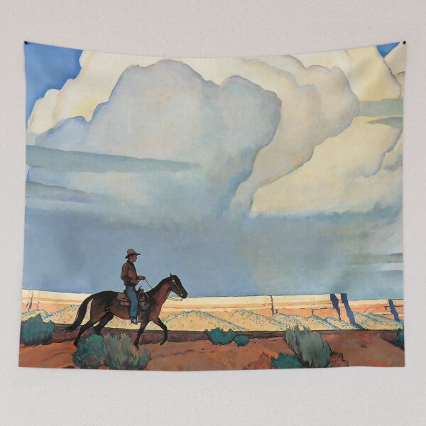 Item preview, “Desert Journey” Western Art by Maynard Dixon designed and sold by PatricianneK.