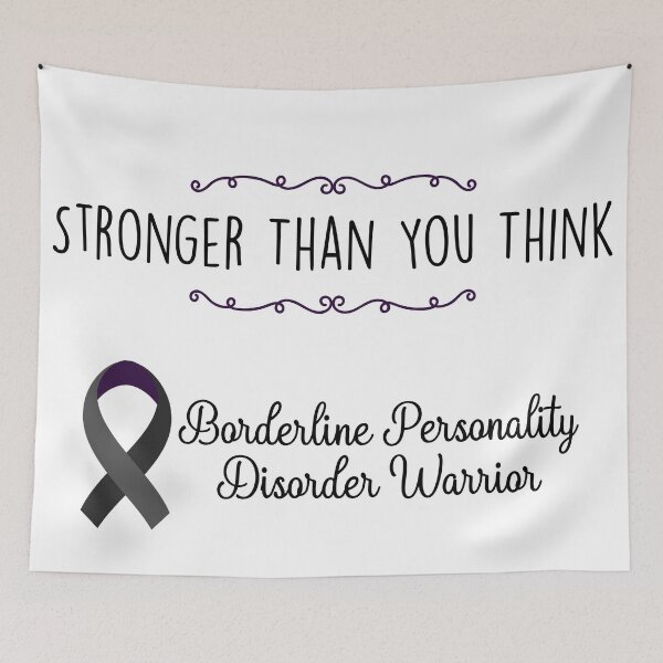 Item preview, Borderline Personality Disorder Warrior, Borderline Personality Disorder Awareness designed and sold by AnsDesigns.