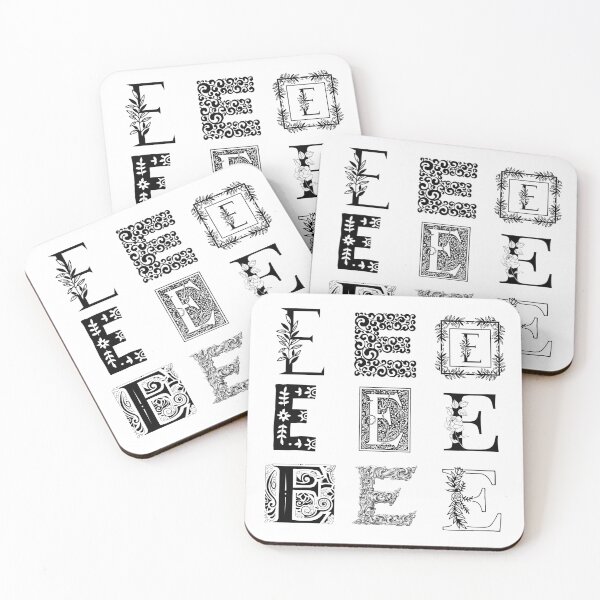 Item preview, Letter E Sticker Pack designed and sold by M-Artie.