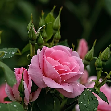Artwork thumbnail, Pink Roses by Michael Cummings