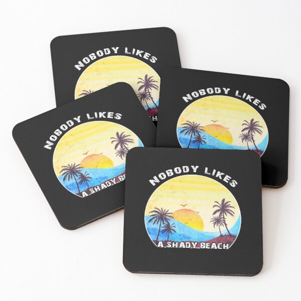 Item preview, Nobody Likes A Shady Beach , Cute Vacation Vintage Novelty Hilarious designed and sold by oussimakh.
