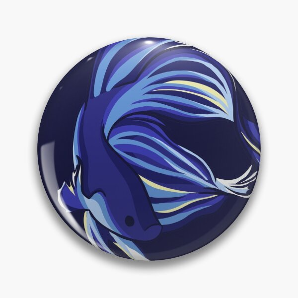 Item preview, Blue Crowntail Betta Fish designed and sold by muffinstandd.
