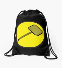 Captain Mewmew Drawstring Bag