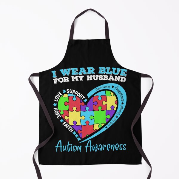Item preview, I Wear Blue For My Husband Autism Awareness designed and sold by Zeevla.