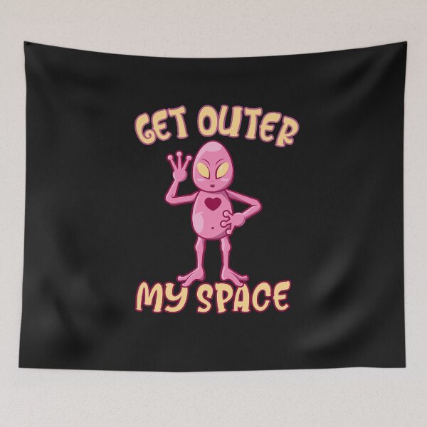 Item preview, Funny Alien Mom GET OUTER My Space Alien Lover Mother's Day designed and sold by KatesFunnyArt.