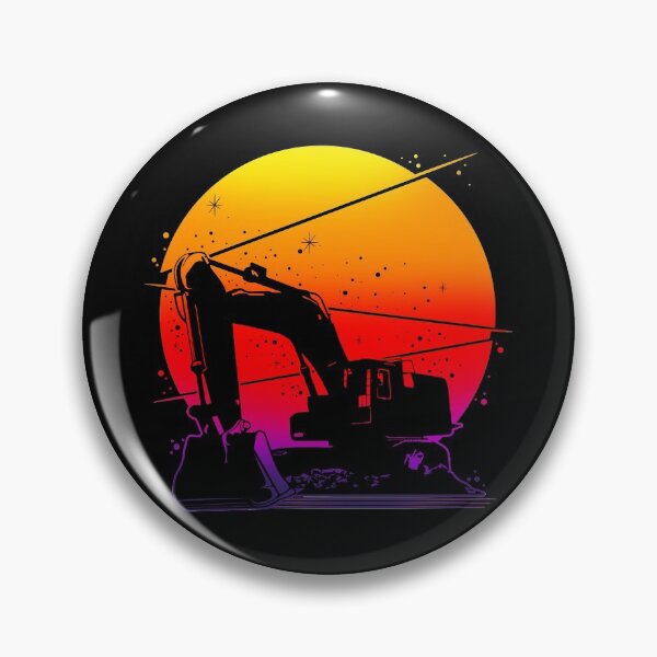 Item preview, Excavator Sunset designed and sold by damnoverload.
