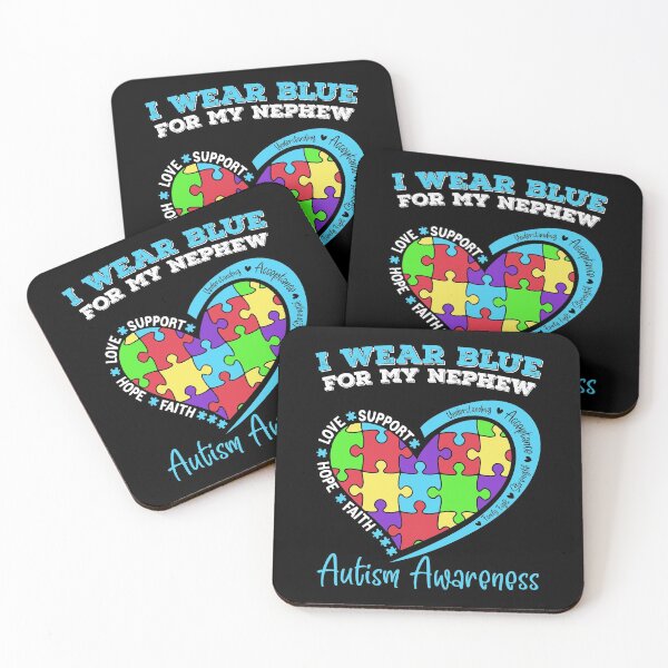 Item preview, I Wear Blue For My Nephew Autism Awareness designed and sold by Zeevla.