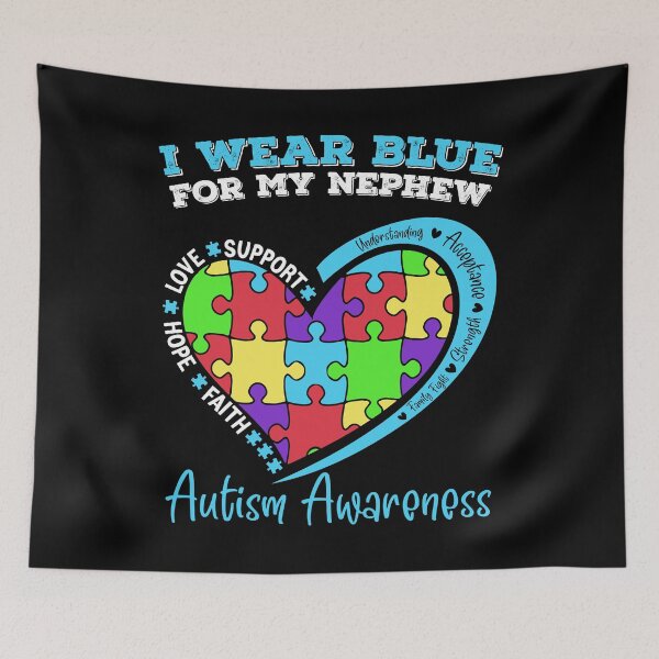 Item preview, I Wear Blue For My Nephew Autism Awareness designed and sold by Zeevla.