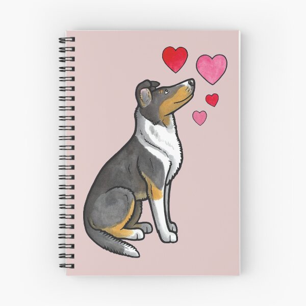 Item preview, Smooth Collie love (tricolour) designed and sold by animalartbyjess.