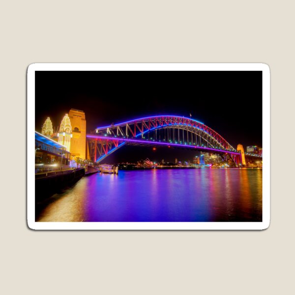 Vivid Bridge Magnet