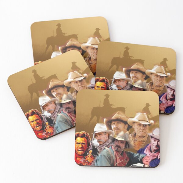 Item preview, Cowboys of the Big ScreenOil Painting designed and sold by oldwestcowboy.
