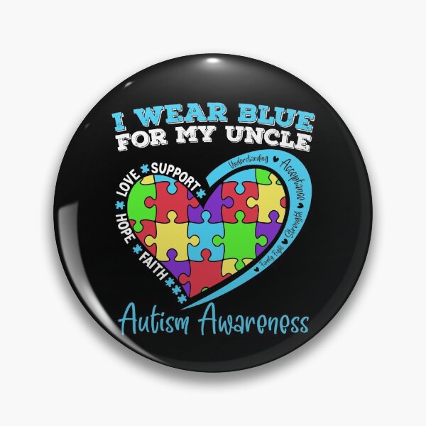 Item preview, I Wear Blue For My Uncle Autism Awareness designed and sold by Zeevla.