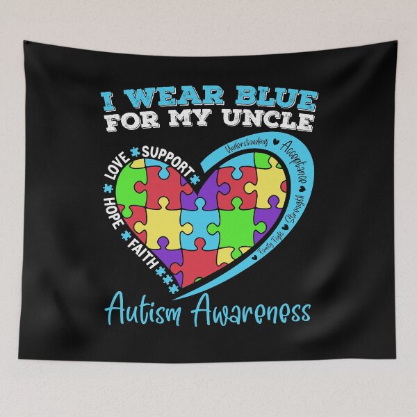 Item preview, I Wear Blue For My Uncle Autism Awareness designed and sold by Zeevla.