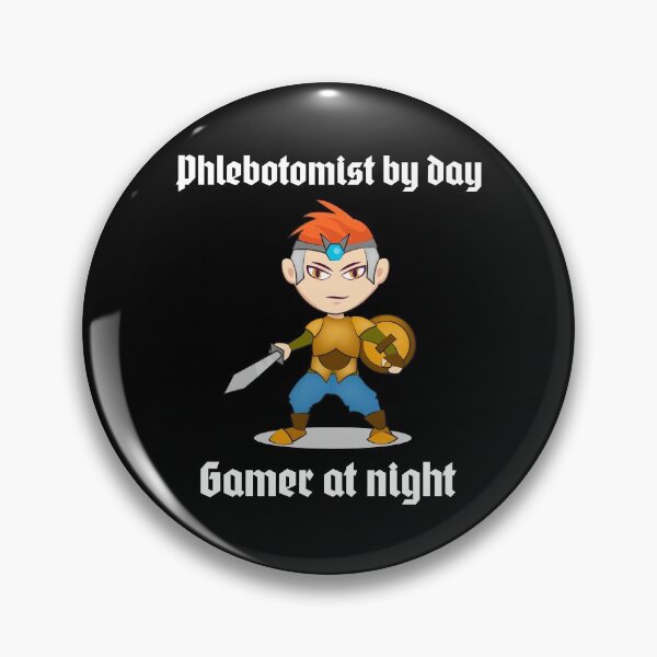 Item preview, Phlebotomist by day gamer by night designed and sold by JustSaiyan1.