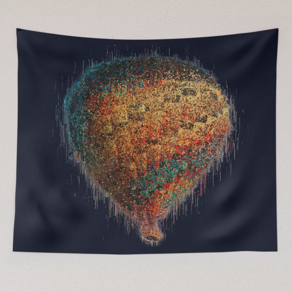 Item preview, Hot-air balloon Impressionist Style Painting designed and sold by JahidMunna.