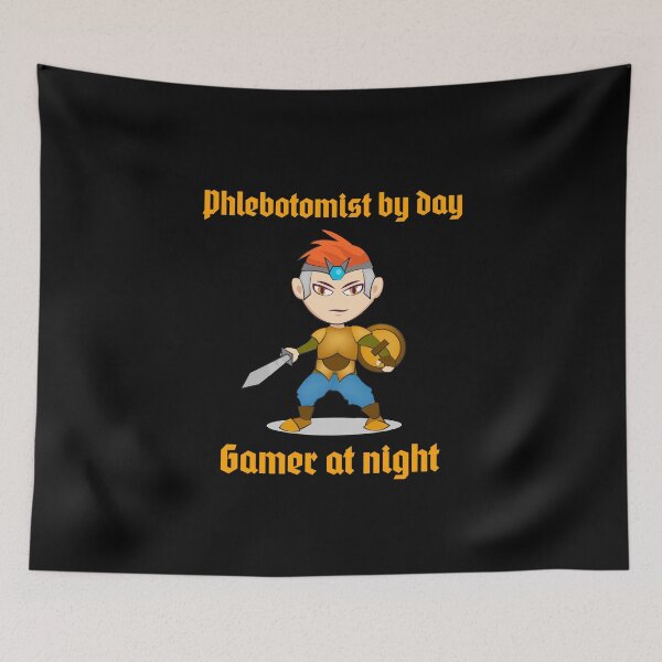 Item preview, Phlebotomist by day gamer by night designed and sold by JustSaiyan1.
