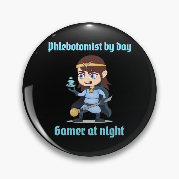 Item preview, Phlebotomist by day gamer by night designed and sold by JustSaiyan1.