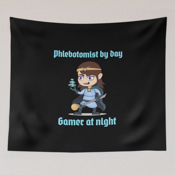 Item preview, Phlebotomist by day gamer by night designed and sold by JustSaiyan1.