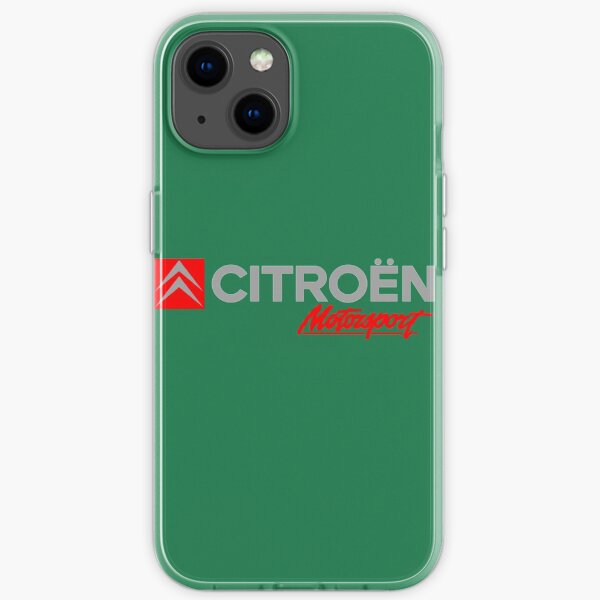 Logotipo de Citroen Motorsport Classic Funda blanda para iPhone