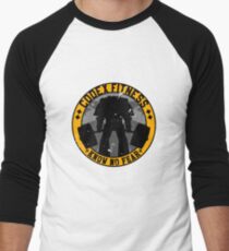 Know No Fear (large badge) Men's Baseball ¾ T-Shirt