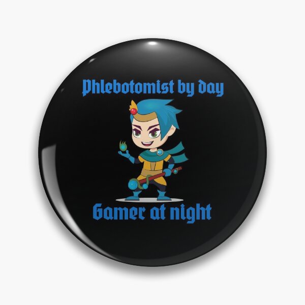 Item preview, Phlebotomist by day gamer by night designed and sold by JustSaiyan1.