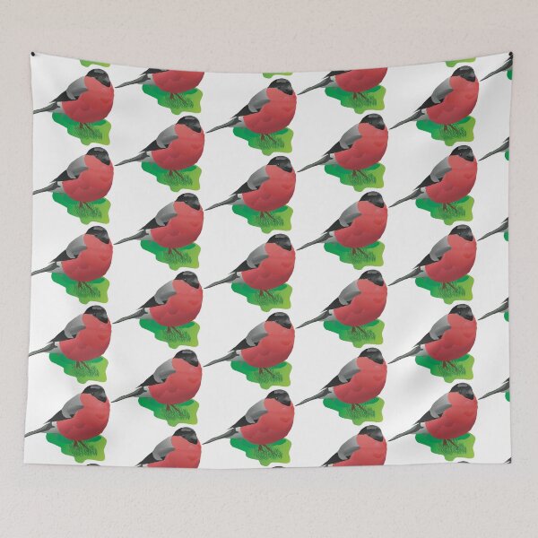 Item preview, Bullfinch Garden Bird Illustration designed and sold by BijouArt.