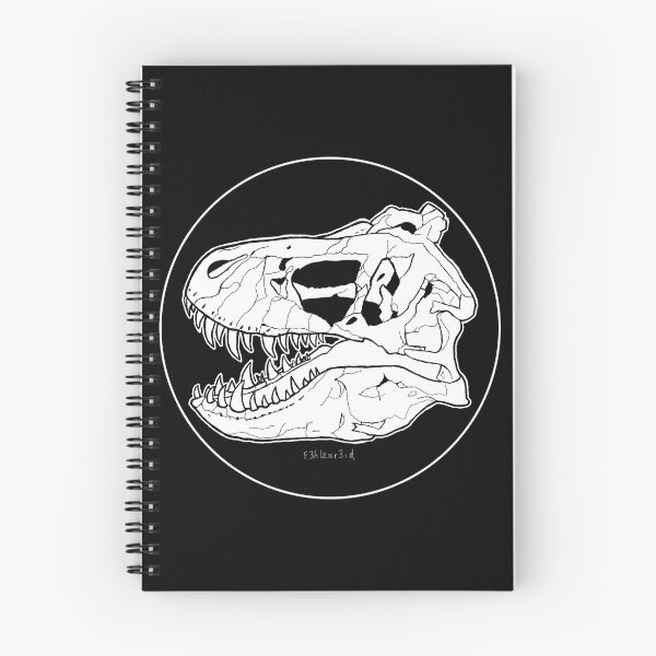 Item preview, Calavera de dinosaurio con círculo negro designed and sold by F3hlzar3id.