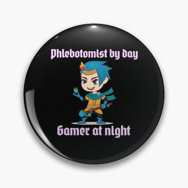 Item preview, Phlebotomist by day gamer by night designed and sold by JustSaiyan1.