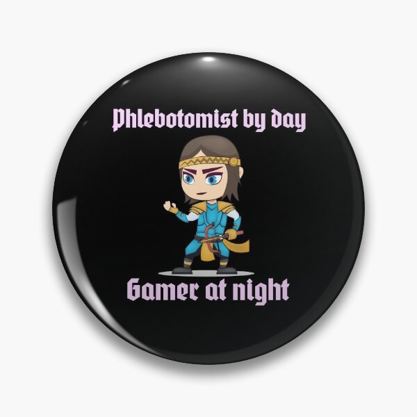 Item preview, Phlebotomist by day gamer by night designed and sold by JustSaiyan1.