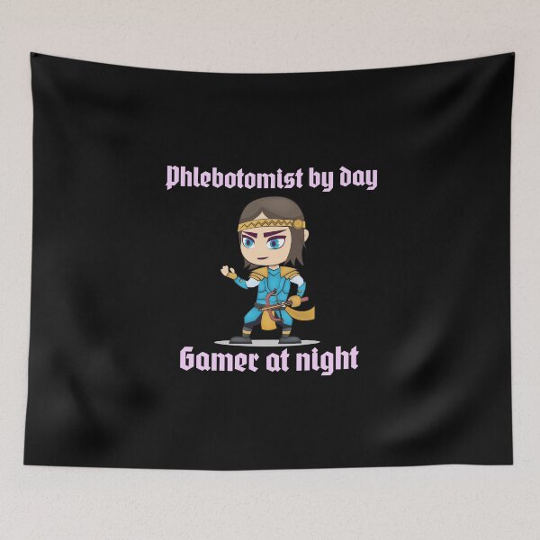 Item preview, Phlebotomist by day gamer by night designed and sold by JustSaiyan1.