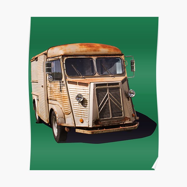 Citroen Van rusty Poster