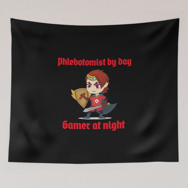 Item preview, Phlebotomist by day gamer by night designed and sold by JustSaiyan1.