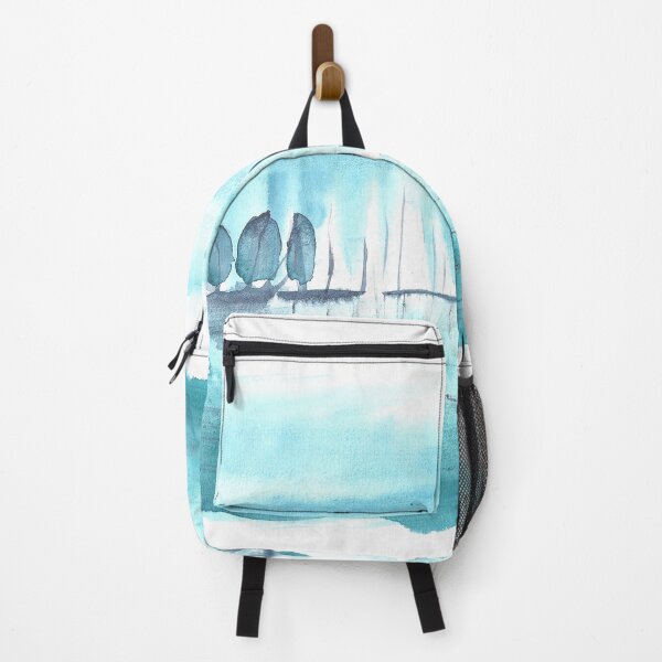 Item preview, Sailboats on the horizon designed and sold by NitArtCafe.