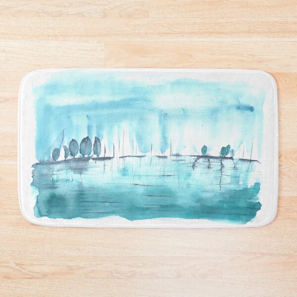 Item preview, Sailboats on the horizon  designed and sold by NitArtCafe.