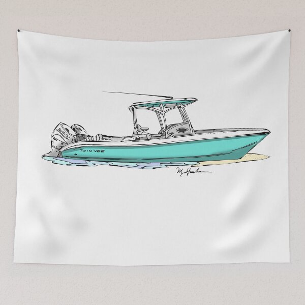 Item preview, See Vee Boat Baby Blue designed and sold by Michael Garber.