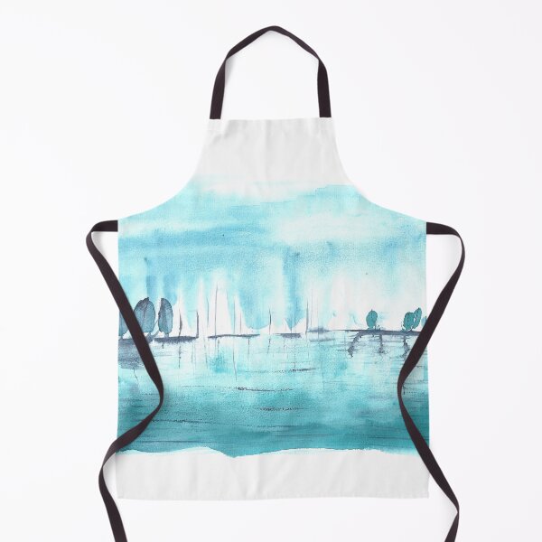 Item preview, Sailboats on the horizon designed and sold by NitArtCafe.