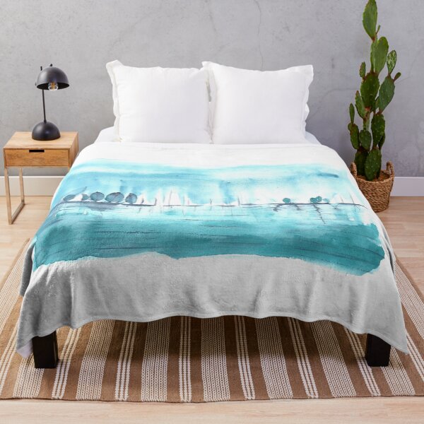 Item preview, Sailboats on the horizon designed and sold by NitArtCafe.